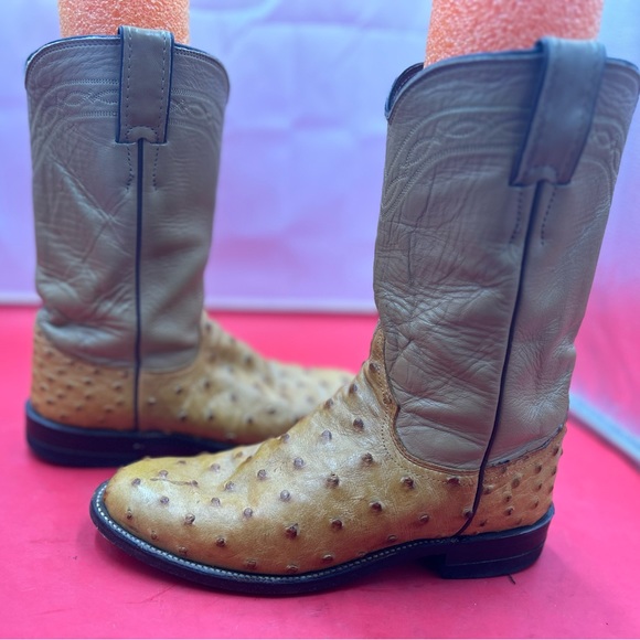 Justin men 6 exotic Cowboy boots - Picture 1 of 8